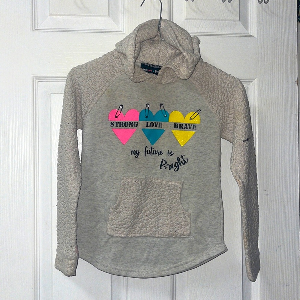 Pink ❤️🩷🩵 Velvet Pullover hoodie